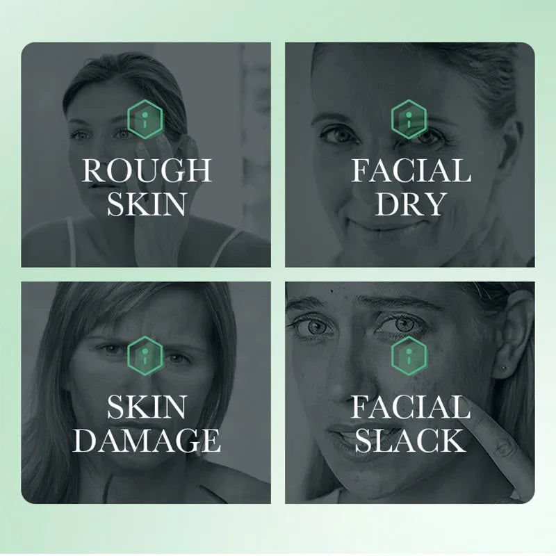Silcy Skin aloe vera gel moisturizer 300g four-panel shows rough, dry skin on green backdrop on Tampa Home & Garden Store