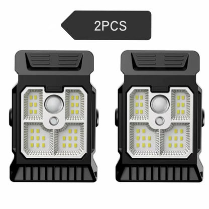 Solar Motion Sensor Garden Light | Outdoor Clip On LED Courtyard Lawn Lamp