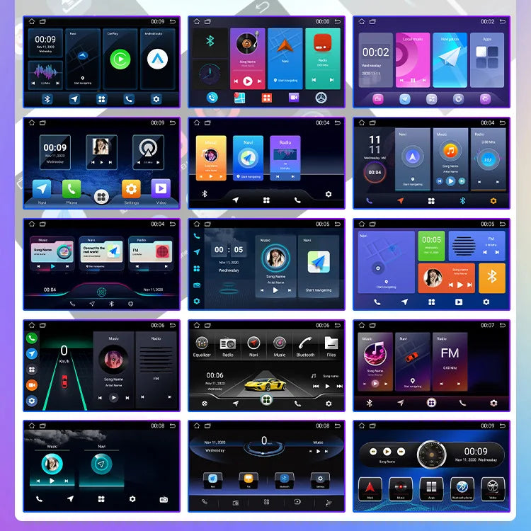 16 car touch screen displays by UpTrend Deals, Wireless CarPlay & Android Auto, 7/9/10 in skins on Tampa Home & Garden Store