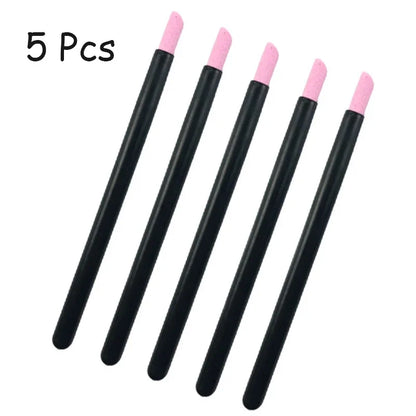 Nail grinding pen set pink-tipped for cuticle care and dead skin removal Silcy Skin 5 pcs on Tampa Home & Garden Store