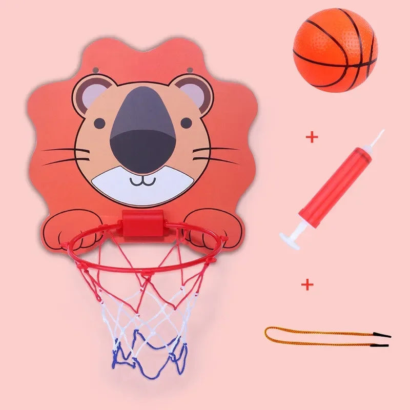 Kids basketball hoop kit with tiger backboard, red rim, includes ball and pump FLIPSTYLEZLLC on Tampa Home & Garden Store