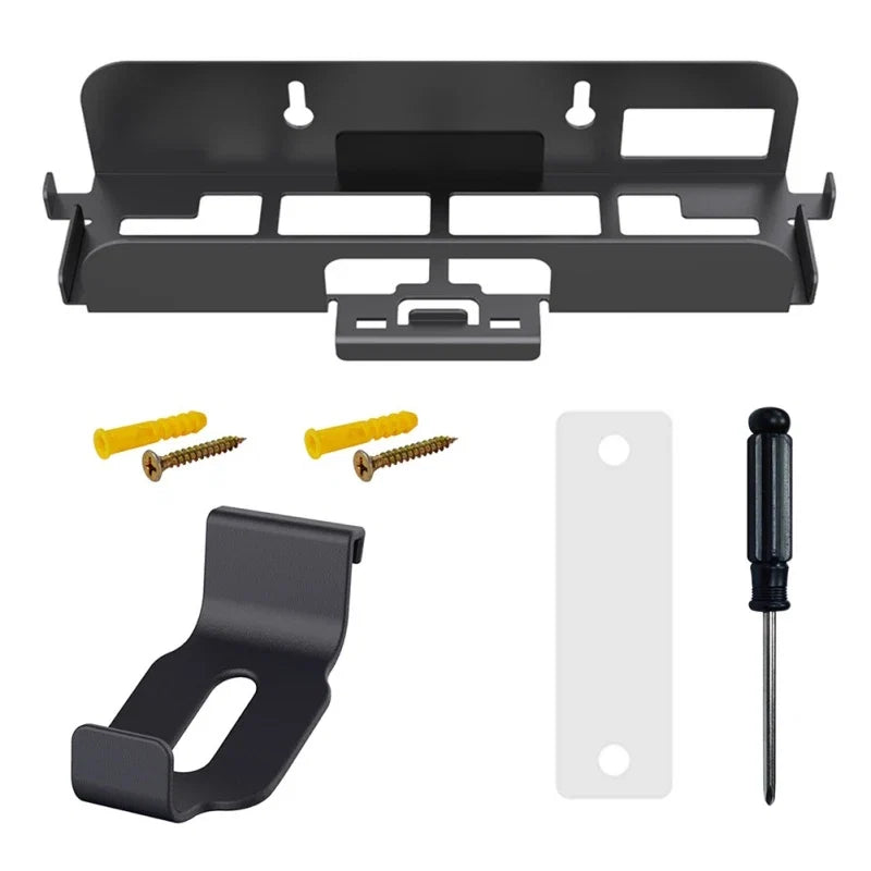 Switch 2 wall mount host stand, gray metal bracket with screws and spacer, FLIPSTYLEZLLC on Tampa Home & Garden Store