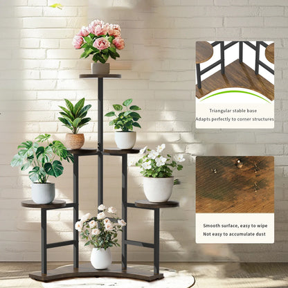 Five Tier Corner Plant Stand and Rack for Balcony