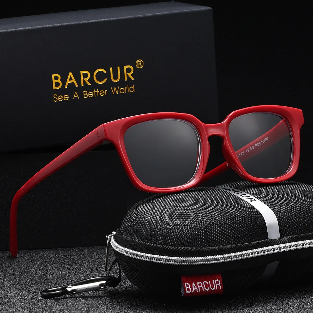 BARCUR red square reading glasses with blue light blocking lenses for men and women Stevvex Eyewear on Tampa Home & Garden Store