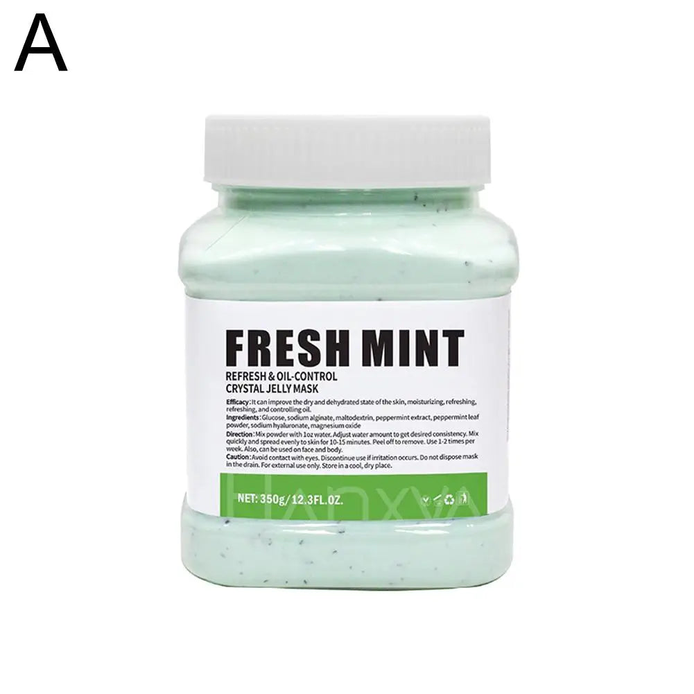Silcy Skin Fresh Mint jelly mask jar, mint-green hydro jelly facial mask, peel-off mask on Tampa Home & Garden Store