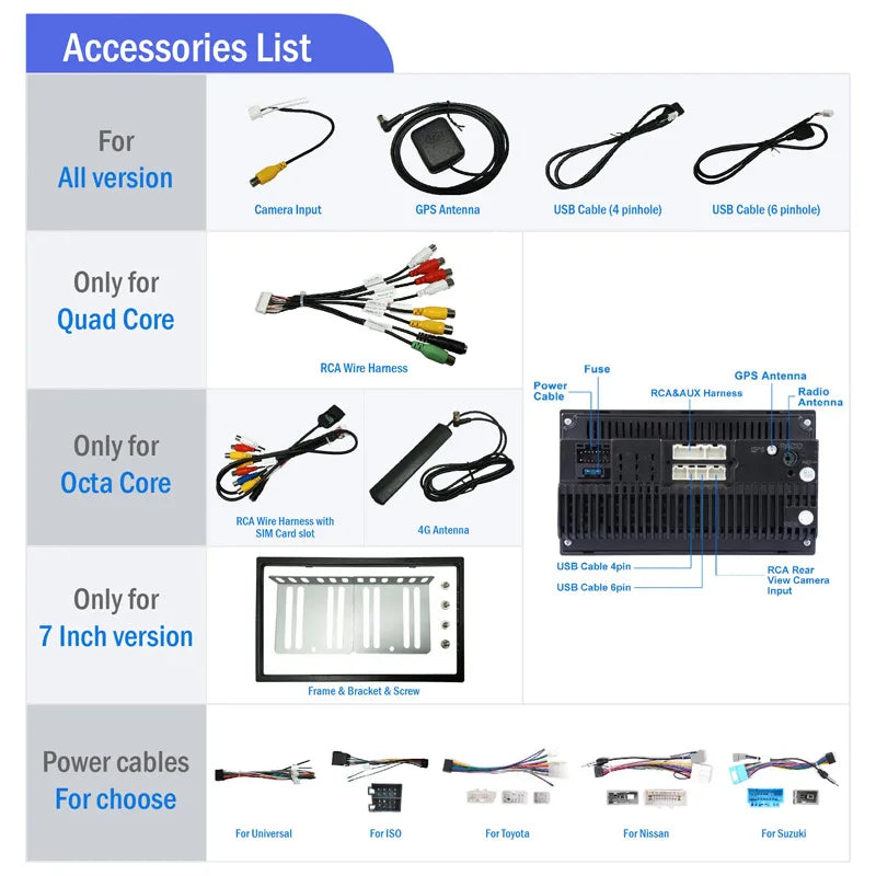 Car touch screen display with wireless CarPlay/Android Auto, 7/9/10 inch UpTrend Deals on Tampa Home & Garden Store