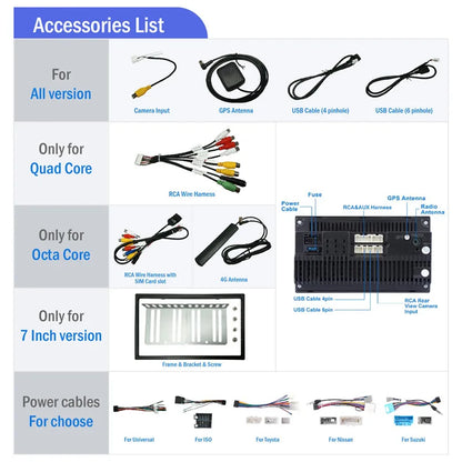 Car touch screen display with wireless CarPlay/Android Auto, 7/9/10 inch UpTrend Deals on Tampa Home & Garden Store