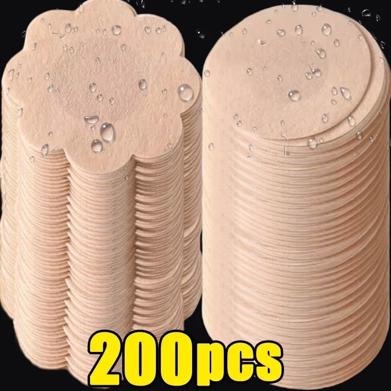 Beige nipple pasties 200pcs Silcy Skin self-adhesive disks for bra padding on Tampa Home & Garden Store