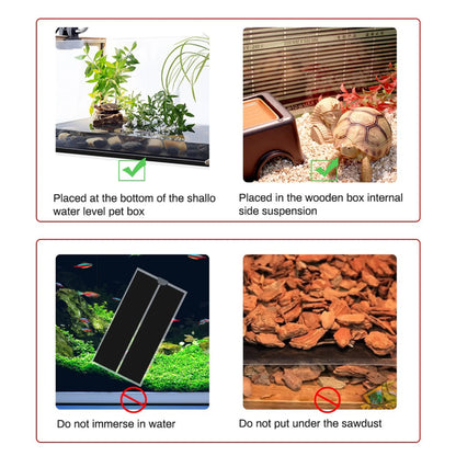 5-45W Waterproof Plant Heating Pad Reptile Mat with Temperature Controller for Seedlings on Tampa Home & Garden Store
