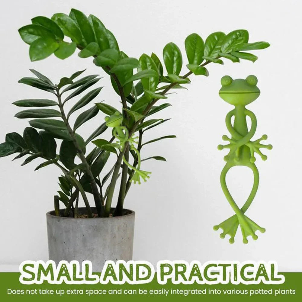 Green Frog Plant Stakes and Garden Holders
