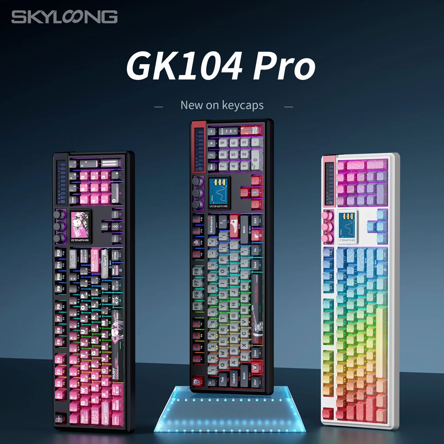 Skyloong GK104 Pro wireless mechanical keyboard 5-colorways RGB backlit keys by FLIPSTYLEZLLC on Tampa Home & Garden Store