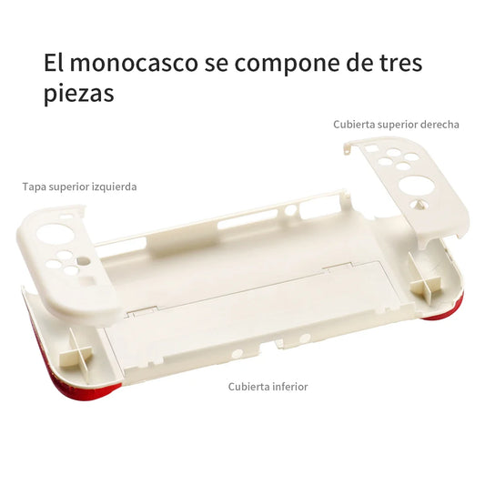 FLIPSTYLEZLLC Nintendo Switch OLED all-in-one case shell cream silicone oily grip on Tampa Home & Garden Store