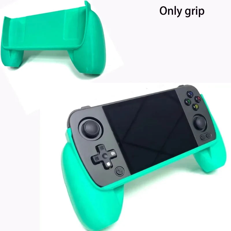 FLIPSTYLEZLLC 3D printed RG405M controller grip in teal green with ergonomic dual handles on Tampa Home & Garden Store