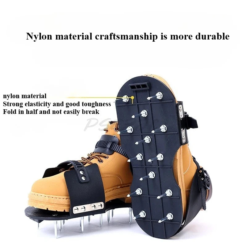 Nylon Grass Aerator Shoes For Lawn And Pavers