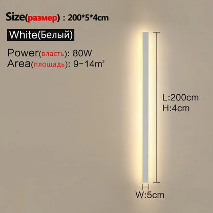 Modern Waterproof Led Wall Light For Outdoor