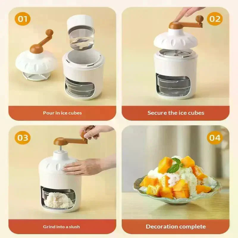 Manual Ice Crusher for Home and Patio Use