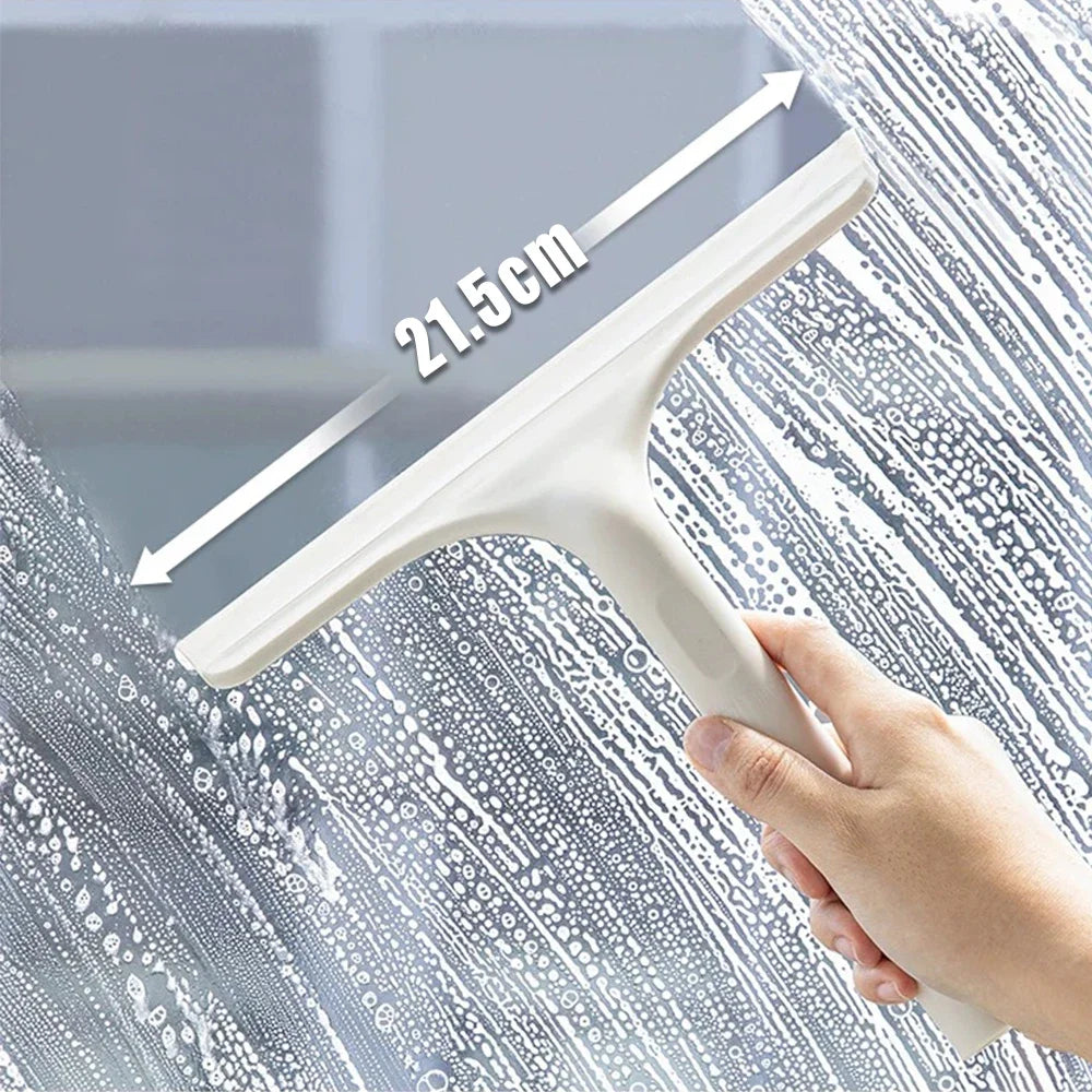 3-in-1 window cleaning squeegee with spray bottle and microfiber scrubber, white UpTrend Deals on Tampa Home & Garden Store