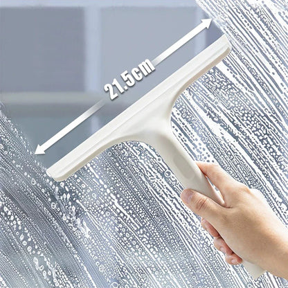 3-in-1 window cleaning squeegee with spray bottle and microfiber scrubber, white UpTrend Deals on Tampa Home & Garden Store