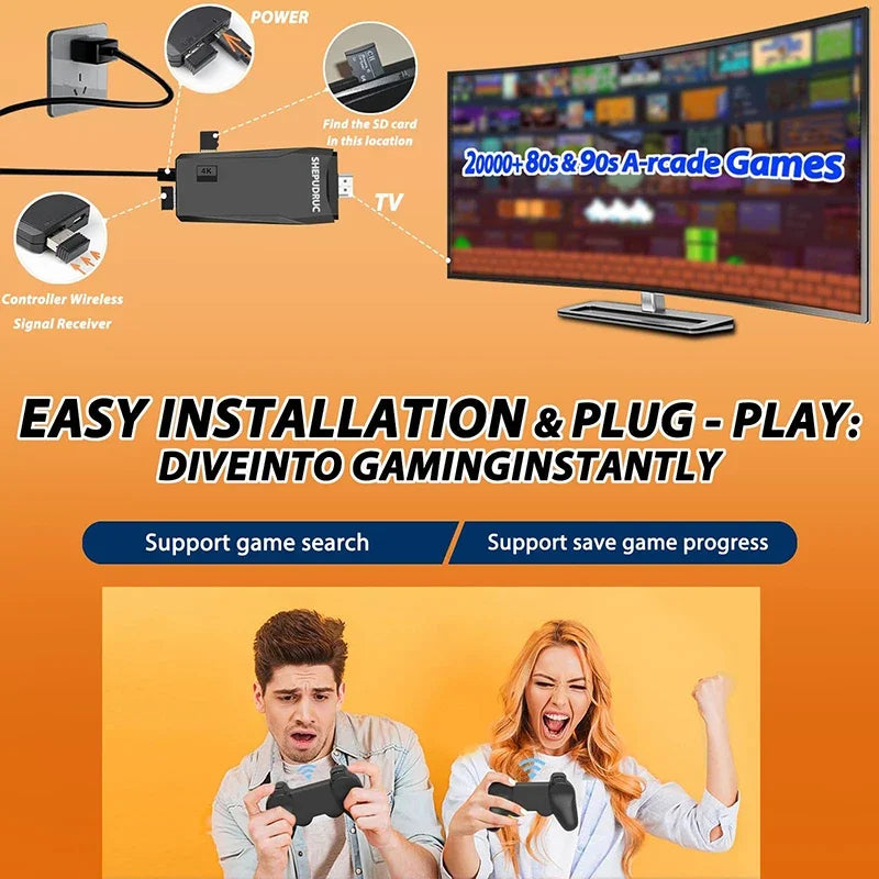 Retro game console from UpTrend Deals with 20k games and 2 controllers on Tampa Home & Garden Store