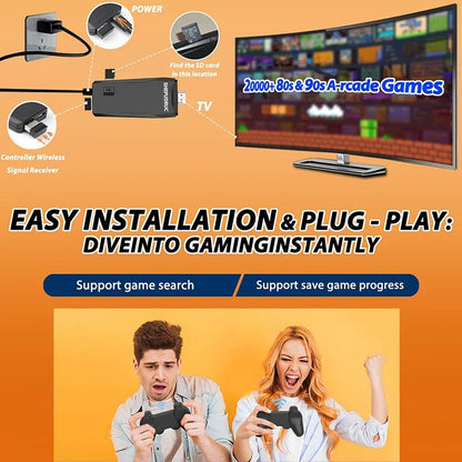 Retro game console from UpTrend Deals with 20k games and 2 controllers on Tampa Home & Garden Store