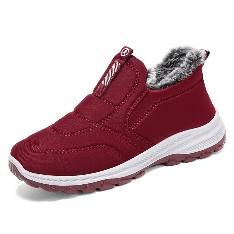Women's Winter Snow Boots UpTrend Deals red with faux fur lining and non-slip sole on Tampa Home & Garden Store