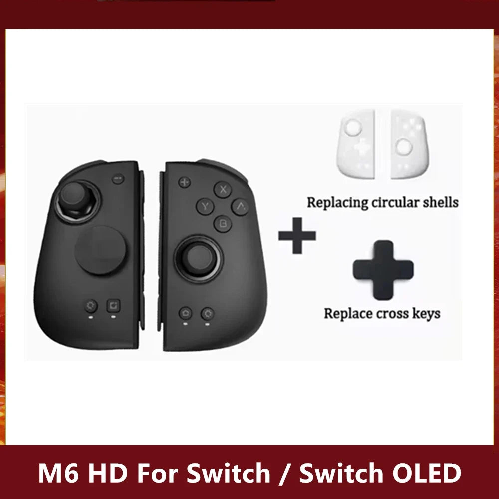 MOBAPAD M6 HD Gemini 2 joypad replacement shells for Nintendo Switch NS OLED by FLIPSTYLEZLLC on Tampa Home & Garden Store