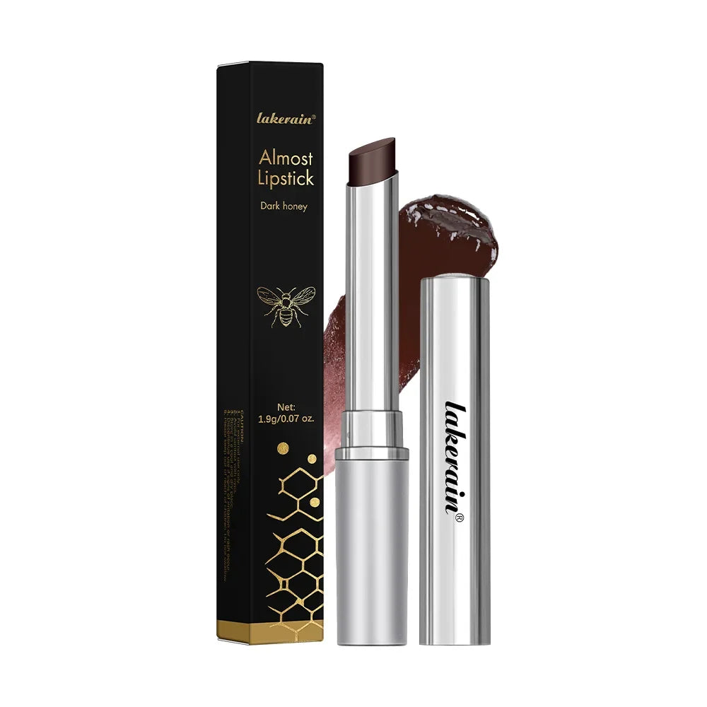 Silcy Skin 4pc honey colorless lip balm lipstick set in silver tubes lasting lip care cosmetic on Tampa Home & Garden Store