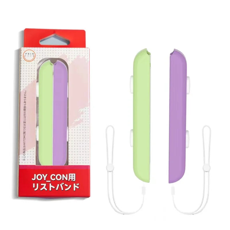 Joy-Con wrist strap pair for Nintendo Switch in lime green and lavender by FLIPSTYLEZLLC on Tampa Home & Garden Store