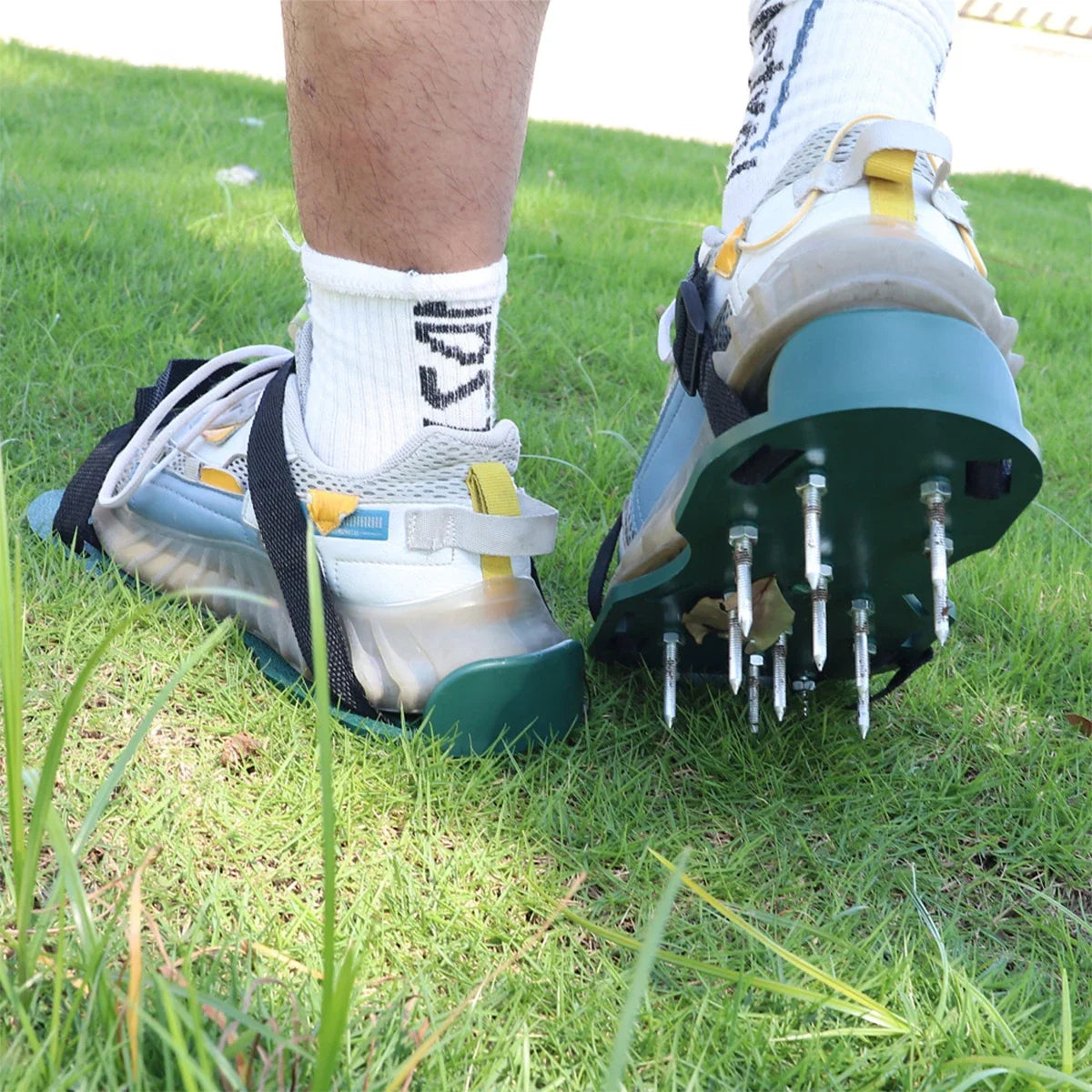 Adjustable Lawn Aerator Shoes and Spike Kit