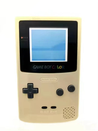 Beige original Game Boy Color handheld with D-pad, A/B buttons and Nintendo logo on Tampa Home & Garden Store