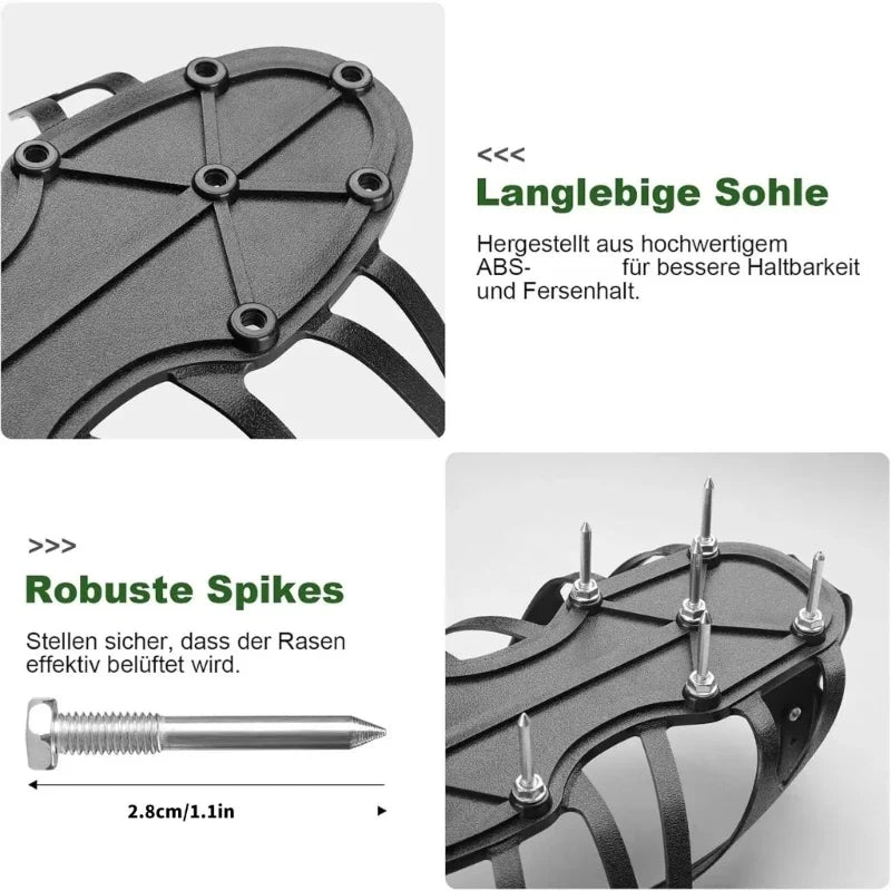 Universal Aerating Shoes for Lawn and Garden Care