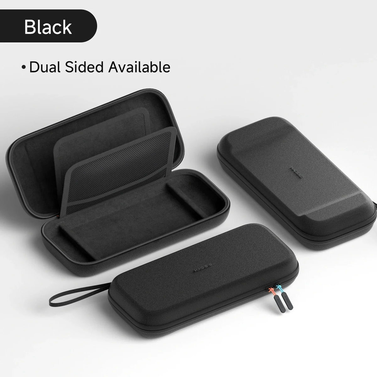 Black Hagibis Switch 2 carrying case, hard shell travel pouch for NS2 accessories on Tampa Home & Garden Store