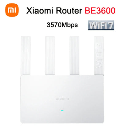 WiFi 7 BE3600 Dual Band Gaming Router 3570Mbps Mesh VPN Dual WAN LAN