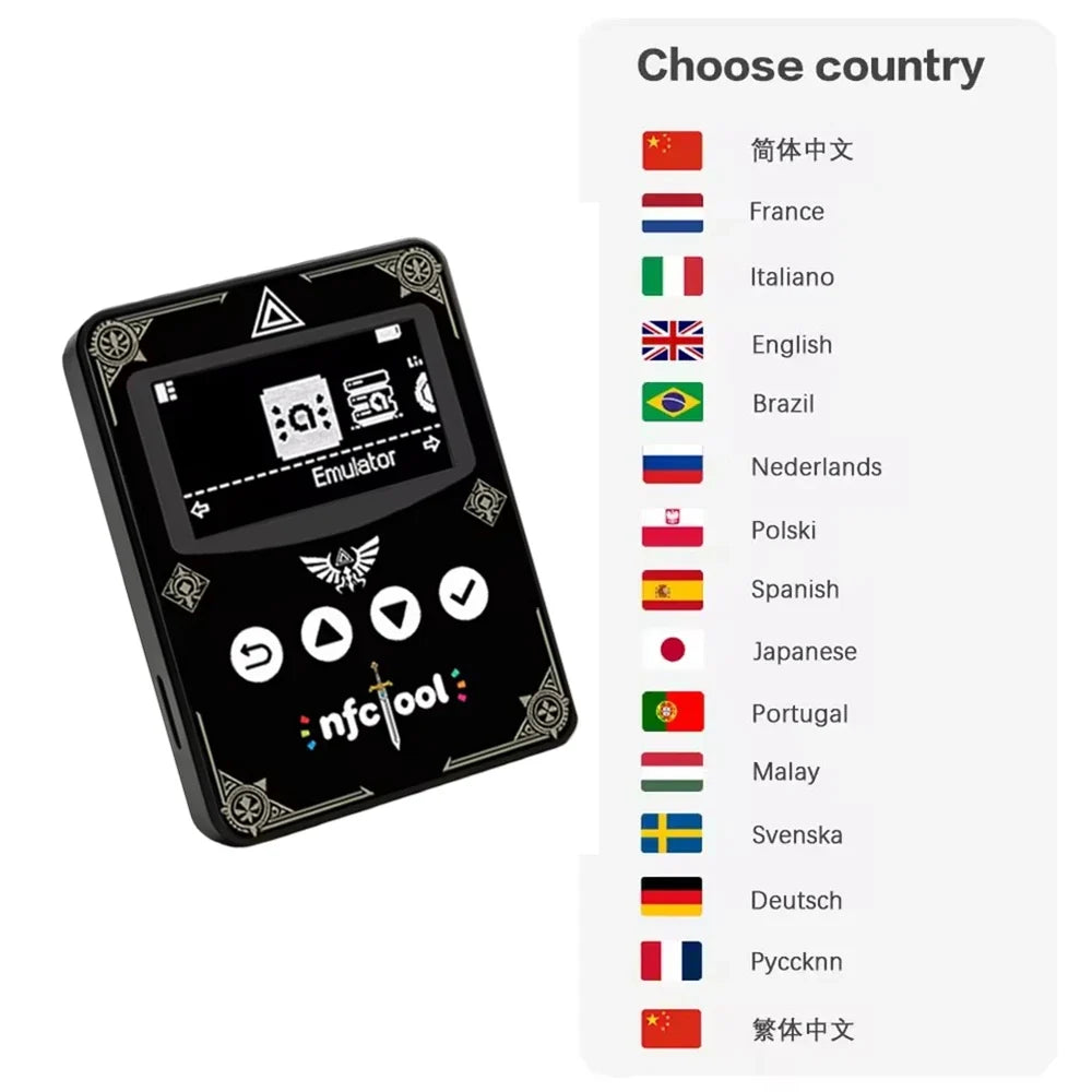 Amiibo OLED iNFC Bluetooth emulator, black handheld game accessory for Switch/Switch 2/Lite on Tampa Home & Garden Store