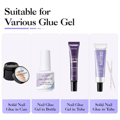 GELLEN Nail Glue Remover 40ml debonder solid nail glue can and gel in tube by Silcy Skin on Tampa Home & Garden Store