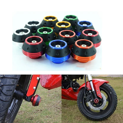 4pcs motorcycle crash protectors front fork slider cups by BikerZoneZ in anodized colors on Tampa Home & Garden Store