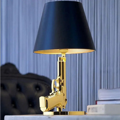 DecorBites Gold LED Floor Lamp for Living Room