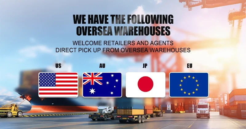 Self-Propelled Remote-Control Lawn Mower 550mm; overseas warehouses with US AU JP EU flags on Tampa Home & Garden Store