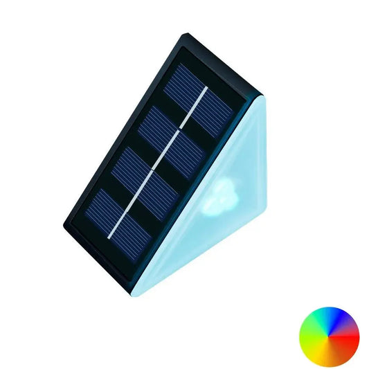 Outdoor Solar Step Lights Warm White RGB IP67 Waterproof Pathway Patio Yard - Tampa Home & Garden Store