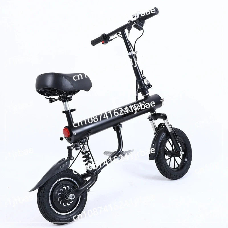 Folding electric scooter for adults UpTrend Deals, black frame, 12 inch wheels on Tampa Home & Garden Store