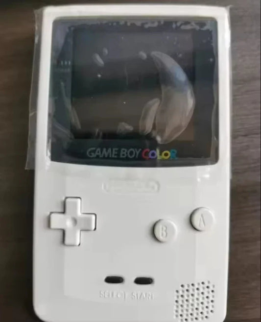 Original Game Boy Color console in white with D-pad A/B buttons IPS adjustable backlight on Tampa Home & Garden Store