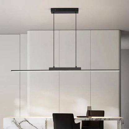 Modern Long Pendant Light – Minimalist Dining Room Chandelier for Kitchen & Living