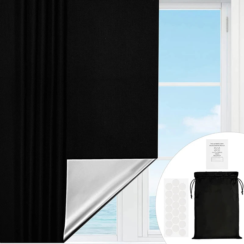 Blackout window tint film by UpTrend Deals for home & car, black opaque tint with kit and pouch on Tampa Home & Garden Store