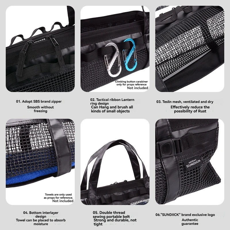 Cotton Mesh Storage Bag for Picnic and Camp Gear