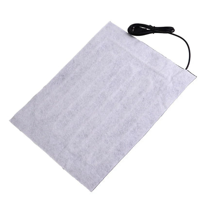 Silcy Skin 5V USB heating pad white fabric warming plate with USB cord on Tampa Home & Garden Store