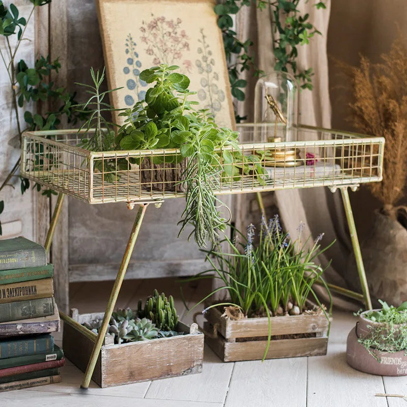 Metal Plant Stand For Indoor Outdoor Flower Pot