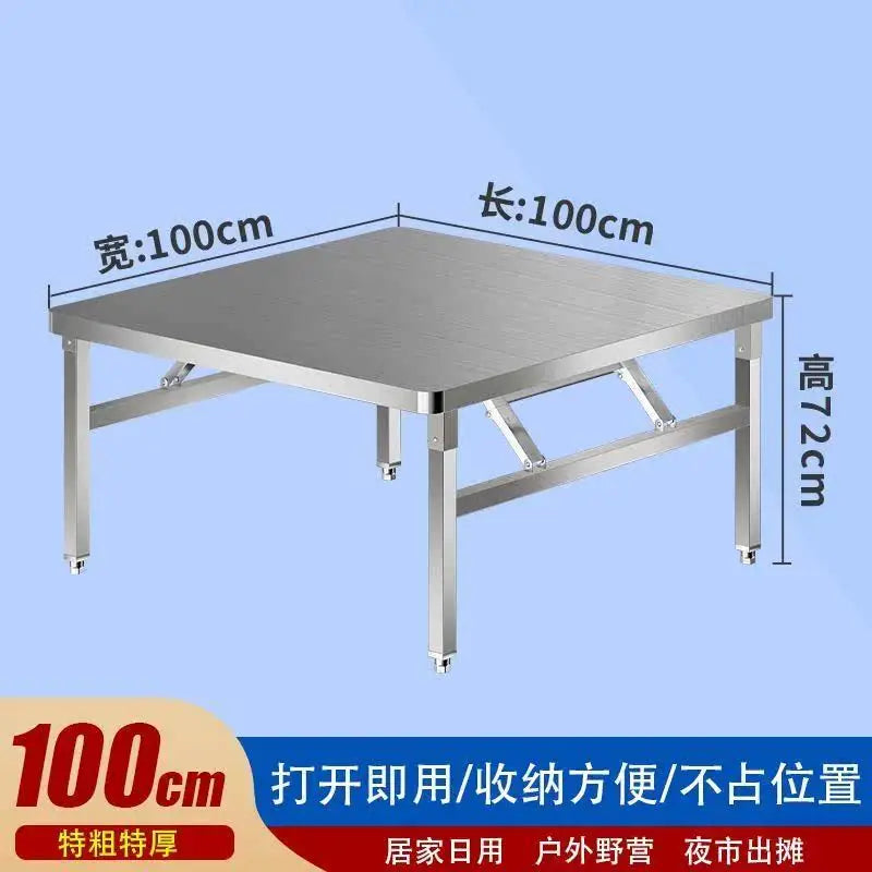 Folding Metal Camping and Picnic Garden Table
