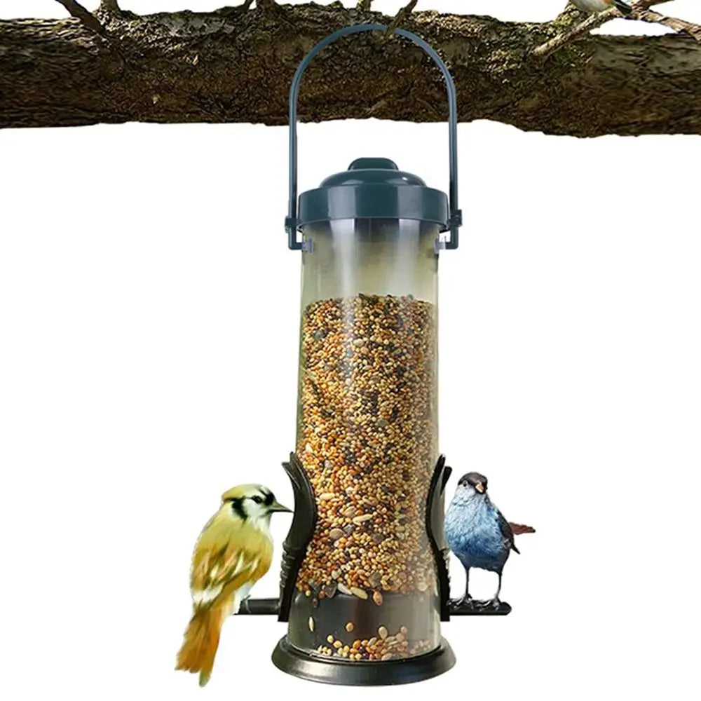 Automatic Foot Bird Feeder and Garden Accessory