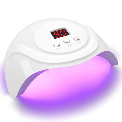 72W UV LED Nail Lamp with infrared sensor, 24 LEDs, 30/60/90s timer on Tampa Home & Garden Store