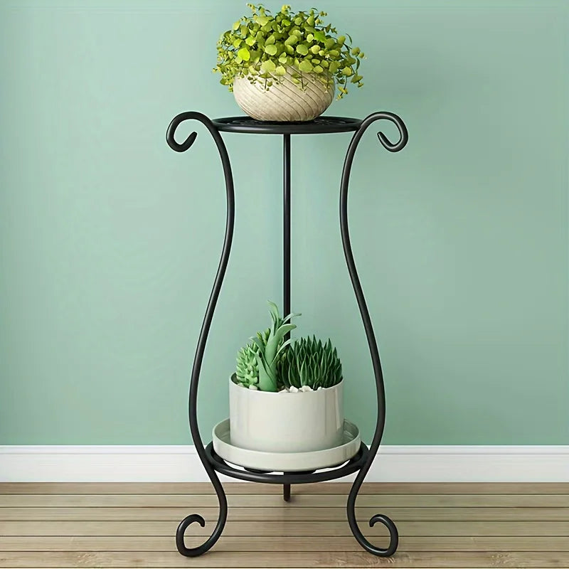 European Metal Flower Stand for Home Garden